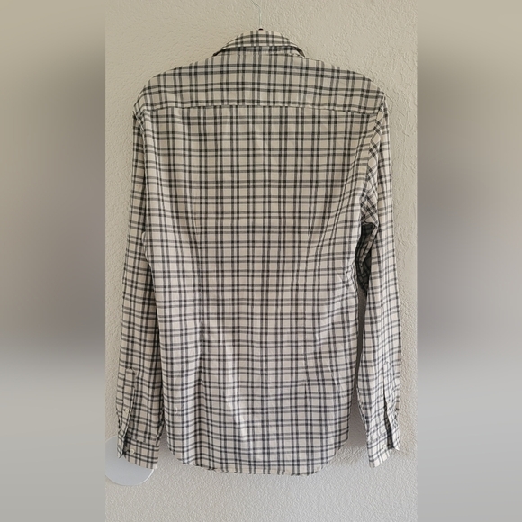 ZARA Mens /Button Down Casual Long Sleeve Shirt / Size Mediu-Slim Fit - Picture 2 of 6